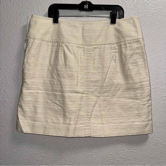 Jcrew linen blend skirt size 6 - Picture 2 of 7